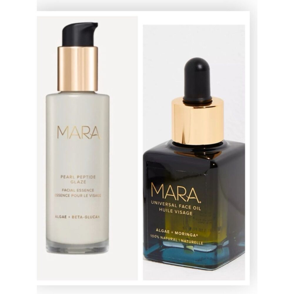 MARA 3-IN-1 ESSENCE TONER AND SERUM Pearl Peptide Glaze & Universal Face Oil